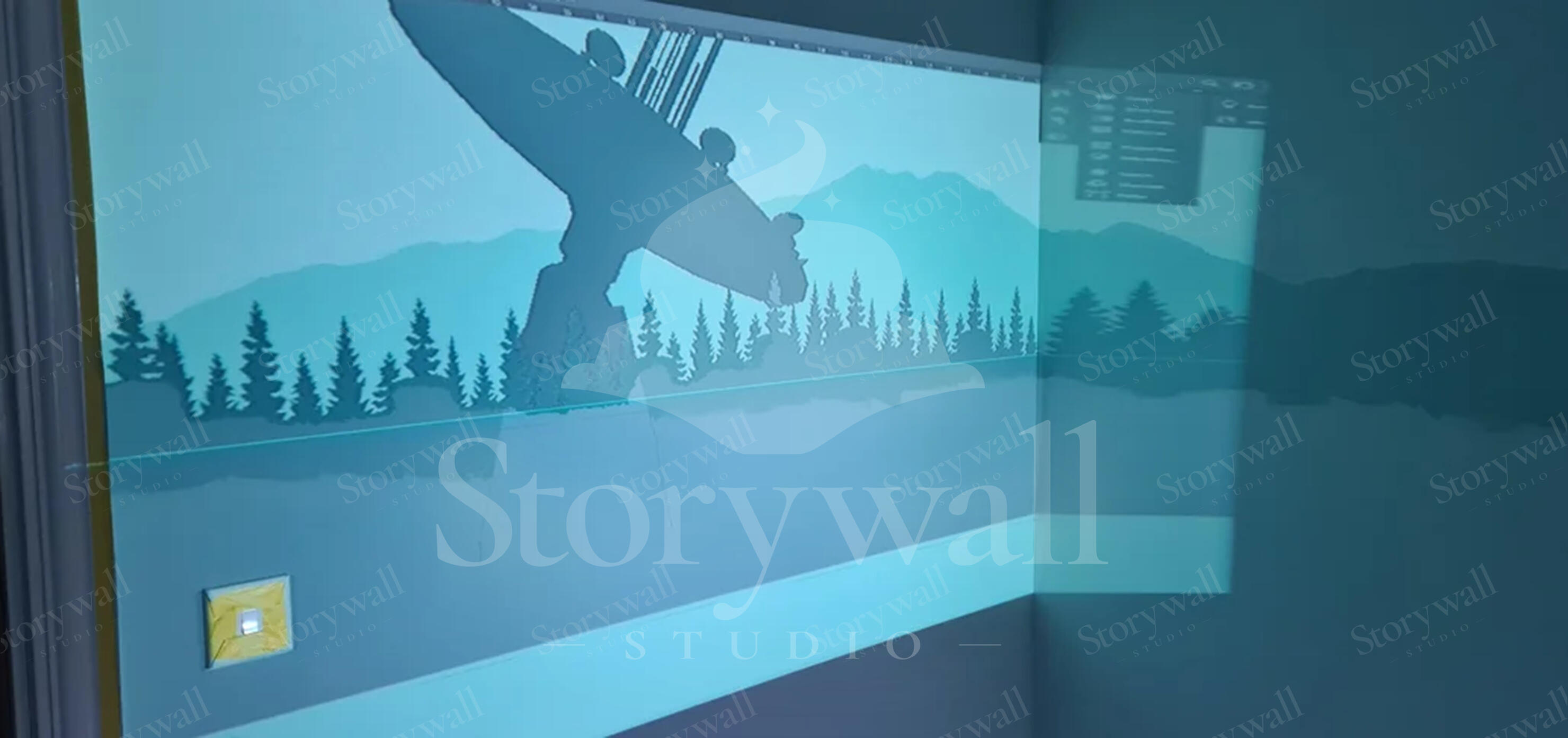 Forest Moon Projection