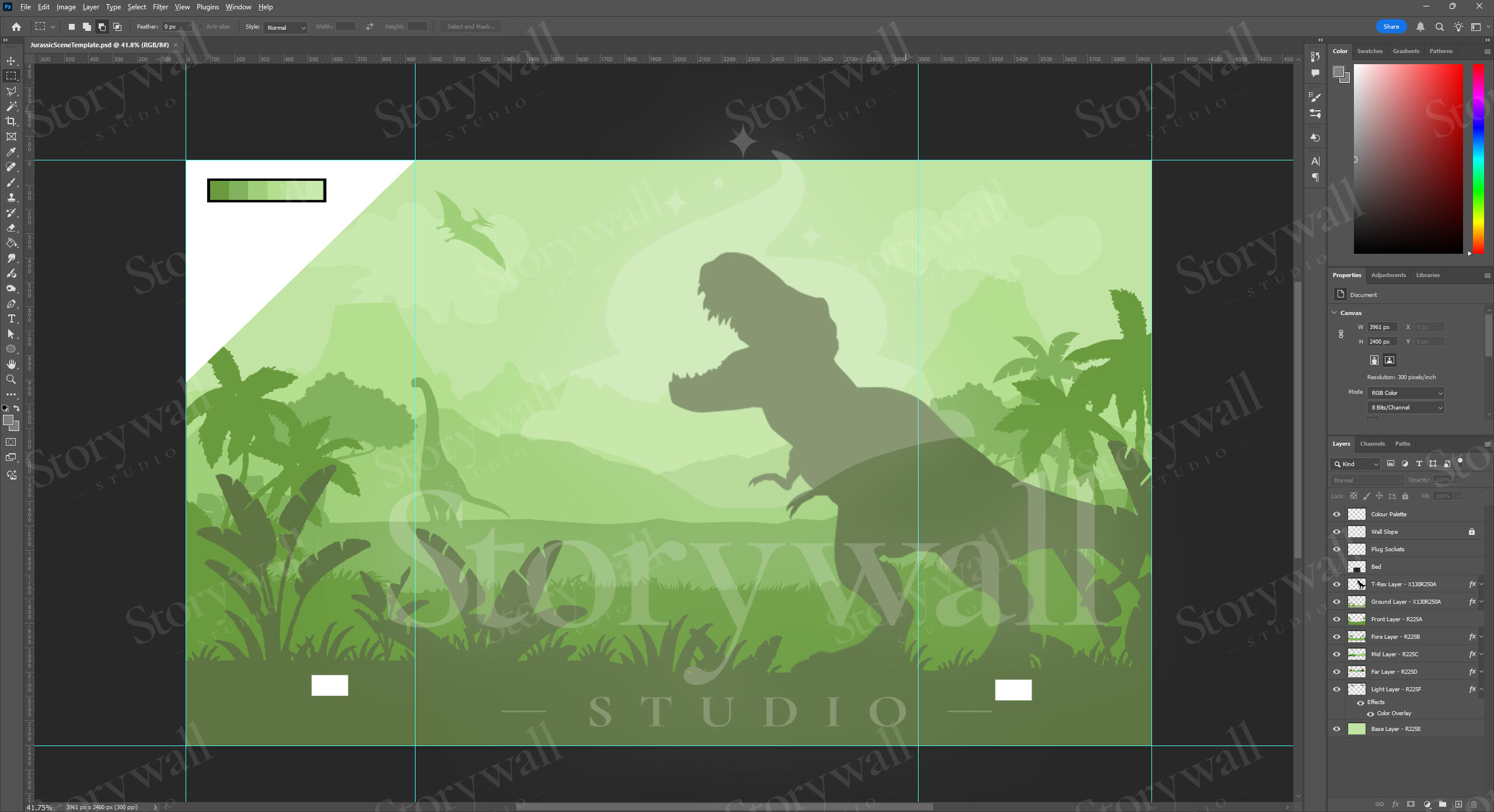 Jurassic Scene Design